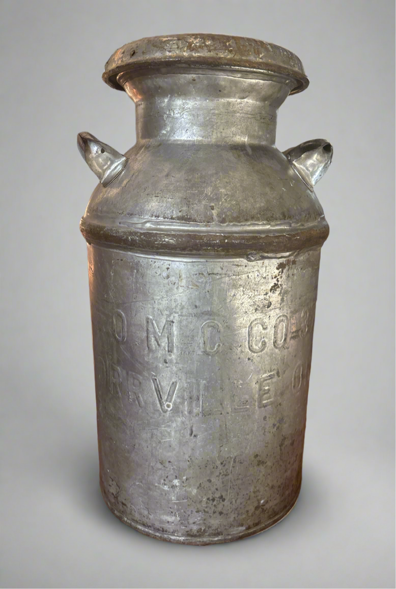 Antique Milk Can - Wolves at Midnight