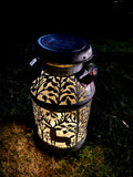 Antique Milk Can - Deer in the Forest