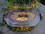 Antique Copper Boiler Luminary with Lid