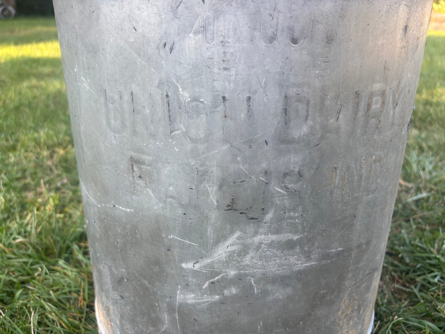 Vintage Milk Can  - Bee Design