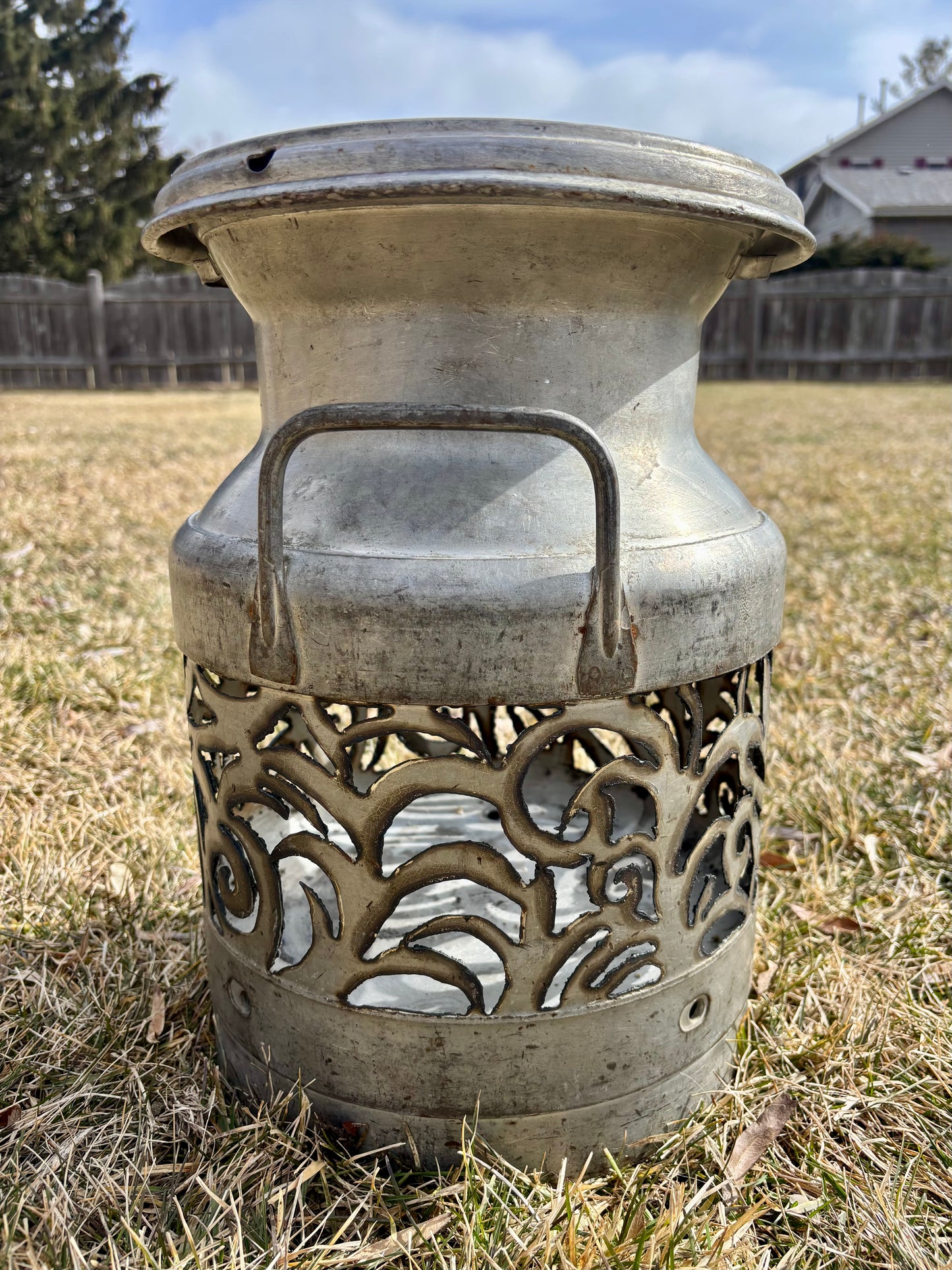 Vintage Mini Milk Can