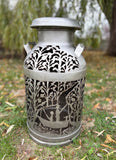 Stainless Steel Milk Can - Gone Fishing