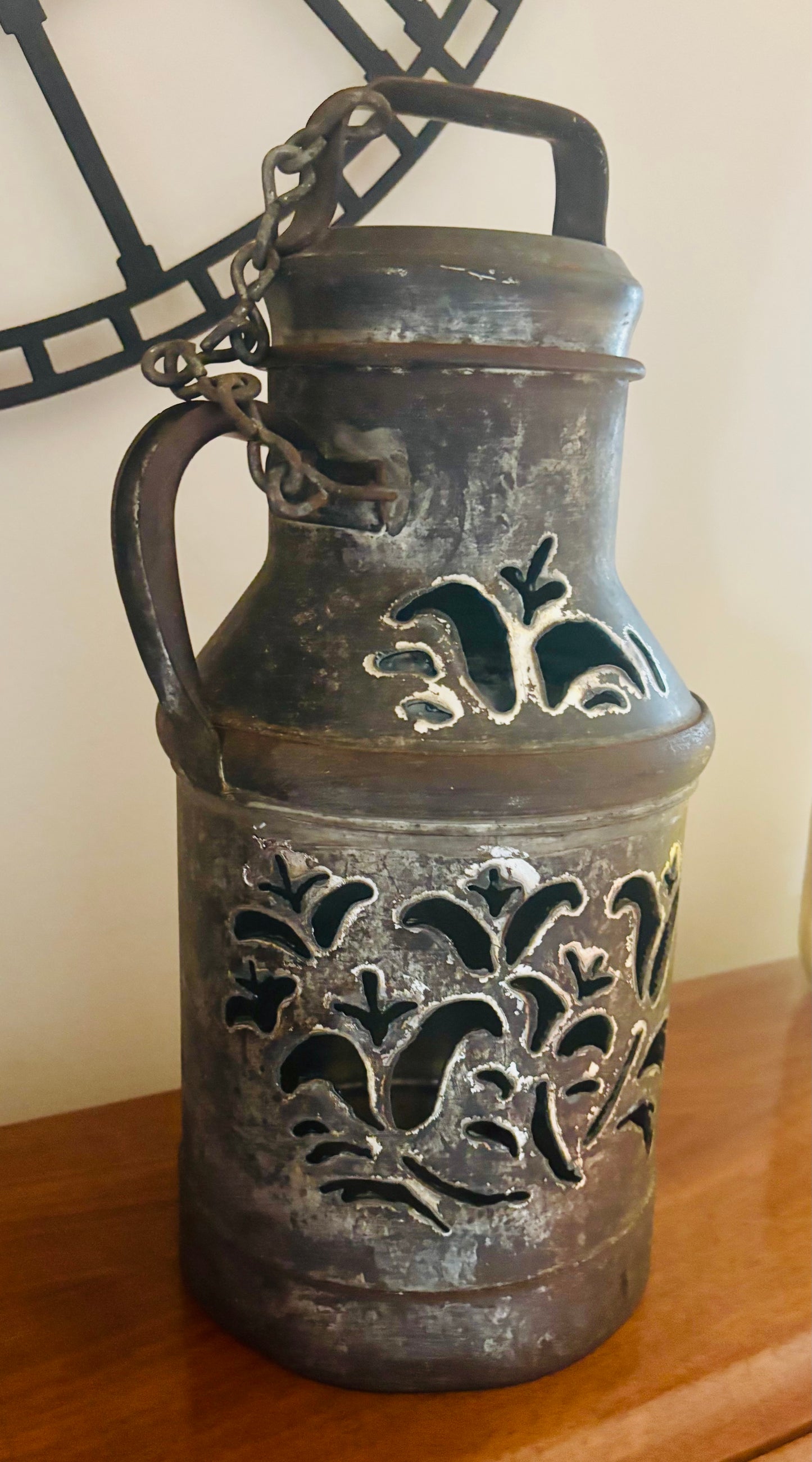 Mini Milk Can - Tulip Design