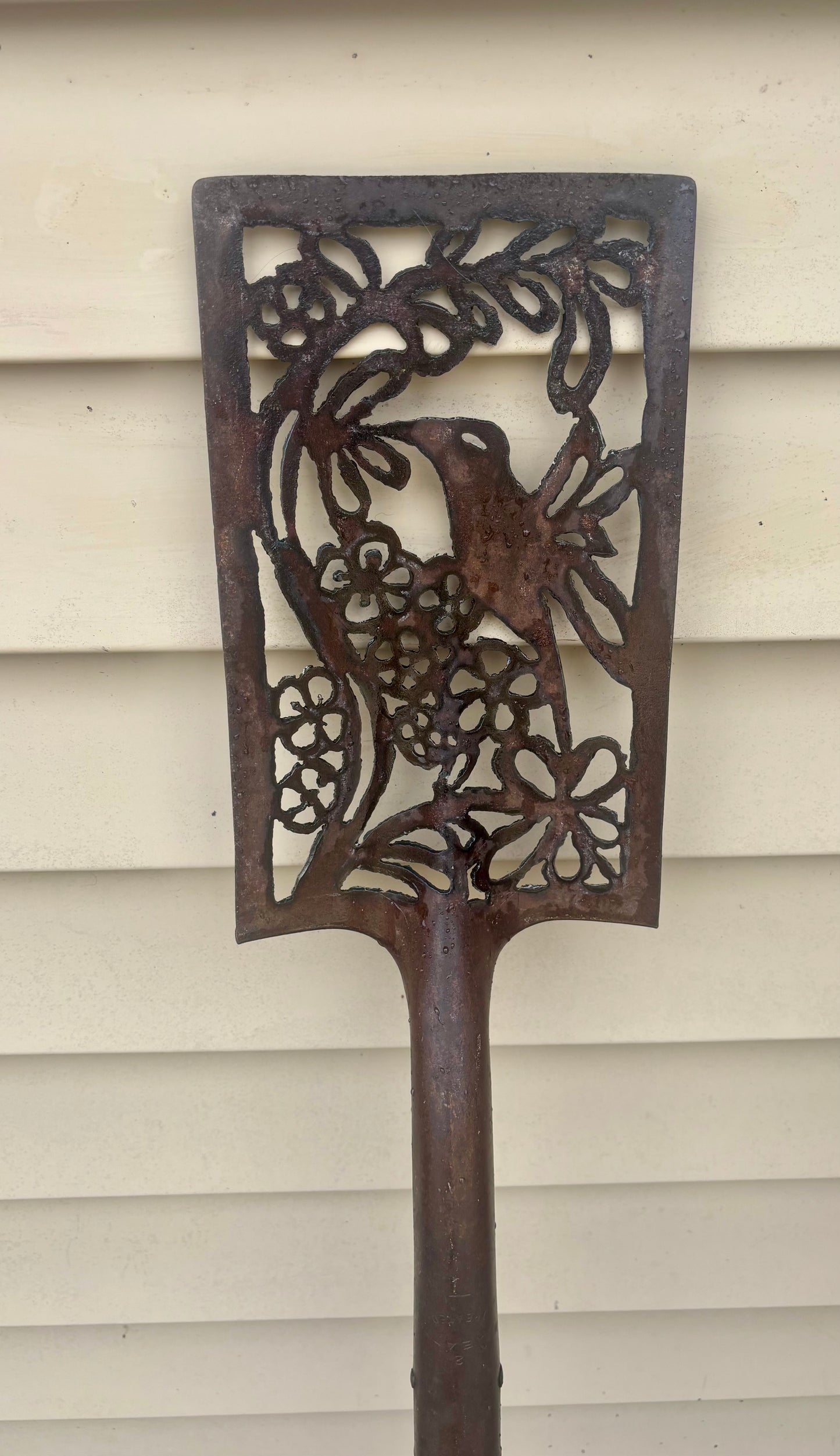 Antique Hummingbird Shovel