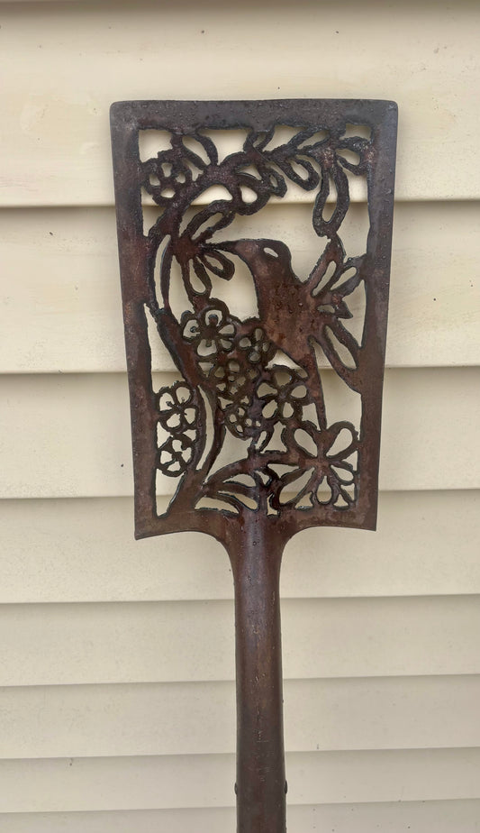 Antique Hummingbird Shovel