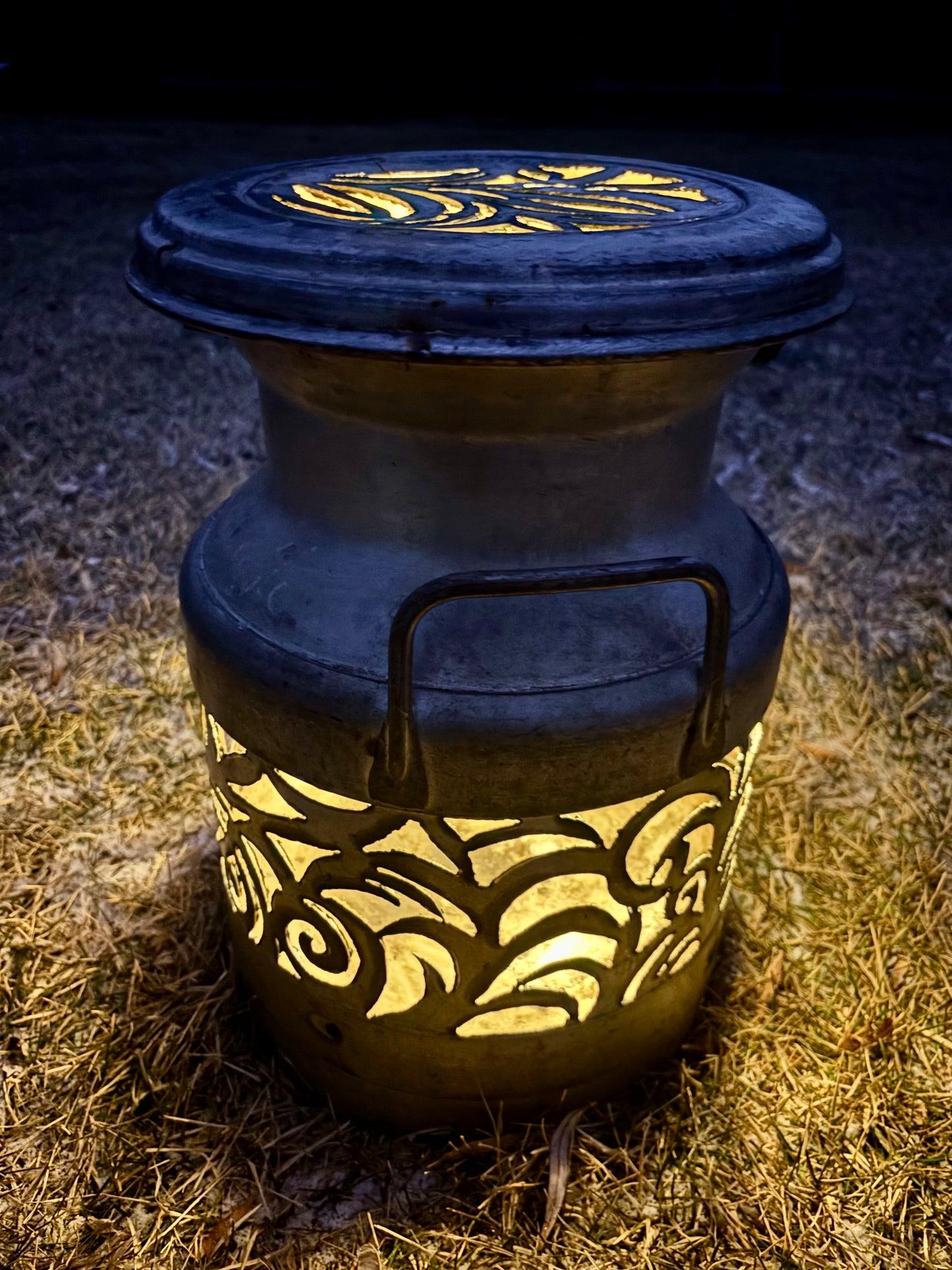 Vintage Mini Milk Can