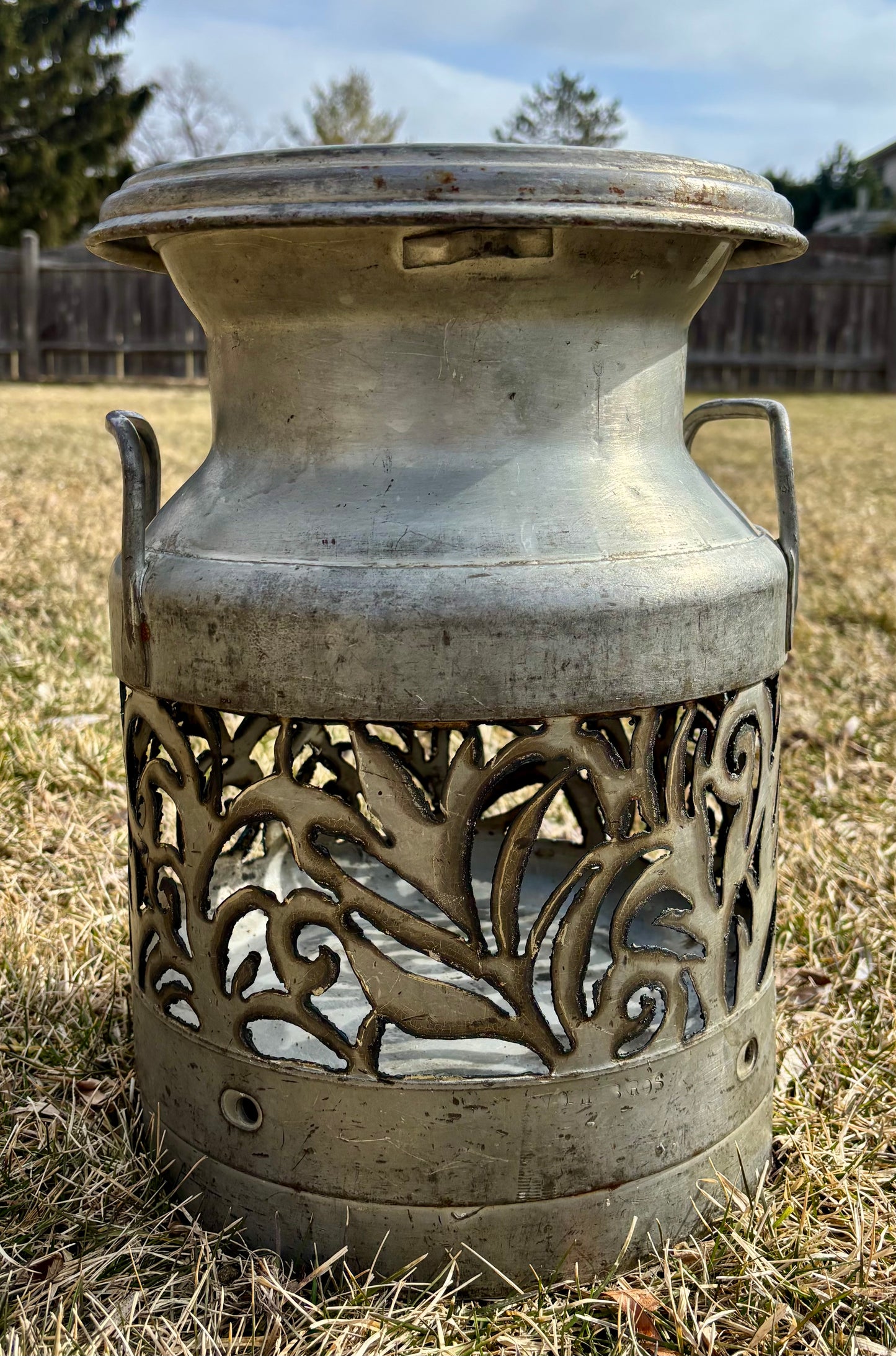 Vintage Mini Milk Can