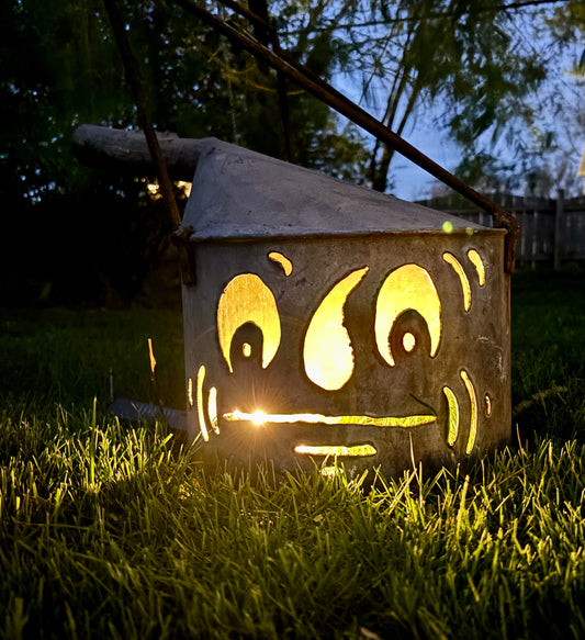 Antique Tinman Jack-o-Lantern