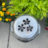 Vintage Milk Can Flower Luminary