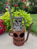 Antique Oil Can Jack-o-Lantern Luminaries