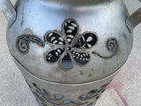 Vintage Milk Can Flower Luminary