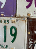 Genuine Illinois License Plate Wall Art