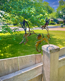 Hummingbirds, Flame Painted or Raw Steel