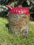 Vintage Christmas Santa Luminary