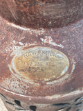 Antique Laverne Kray Milk Can Luminary - Hand Cut