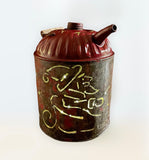 Vintage Christmas Santa Luminary