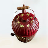 Vintage Christmas Santa Luminary