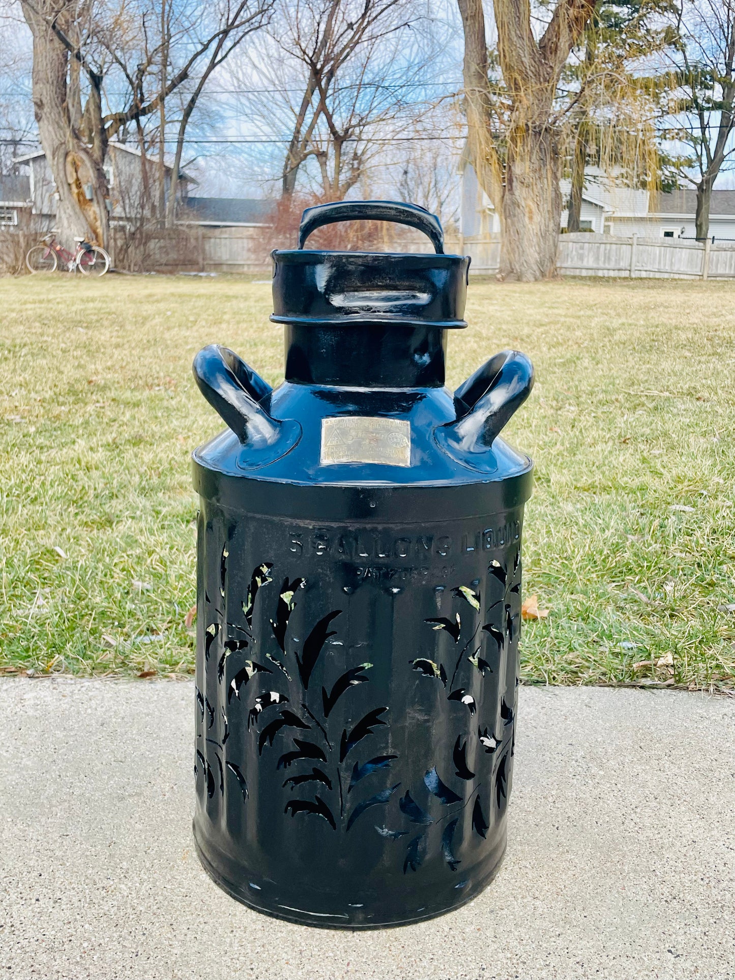 1920s Hand-Cut Antique Can