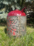 Vintage Christmas Santa Luminary